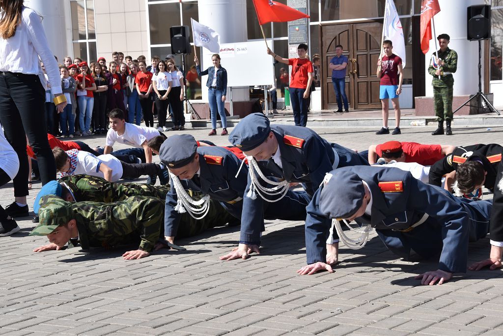 Нурлатцы присоединились к международной спортивно-патриотической акции «Рекорд Победы»