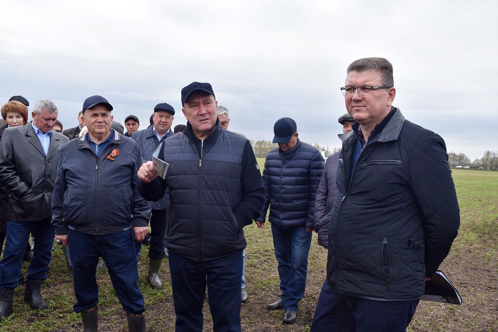 В Нурлатском районе побывал министр сельского хозяйства и продовольствия РТ Марат Ахметов