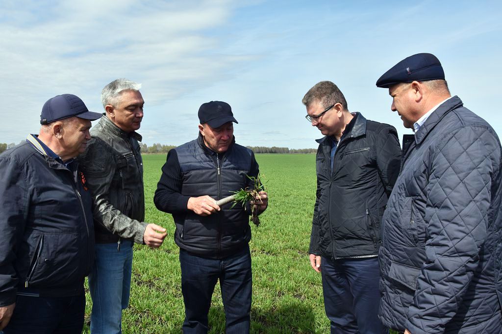 В Нурлатском районе побывал министр сельского хозяйства и продовольствия РТ Марат Ахметов