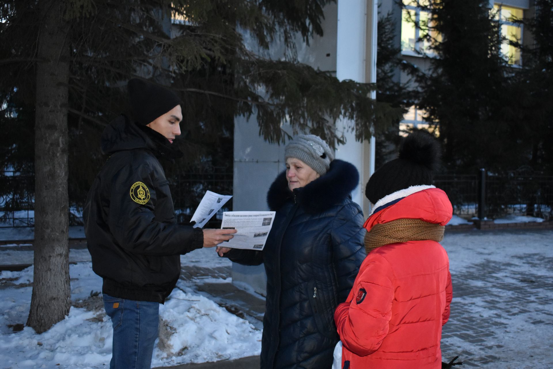 Форпостовцы провели акцию "О мерах противопожарной безопасности в осенне-зимний период"