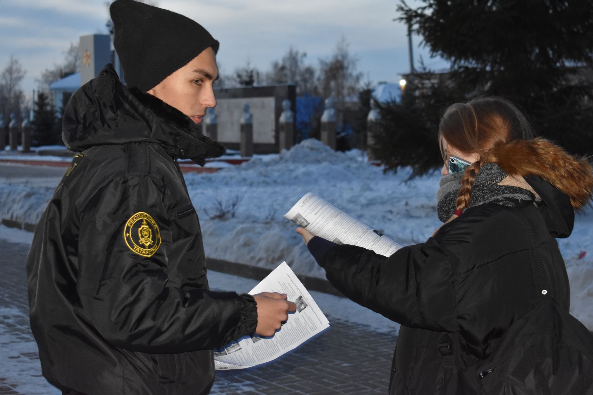 Форпостовцы провели акцию "О мерах противопожарной безопасности в осенне-зимний период"