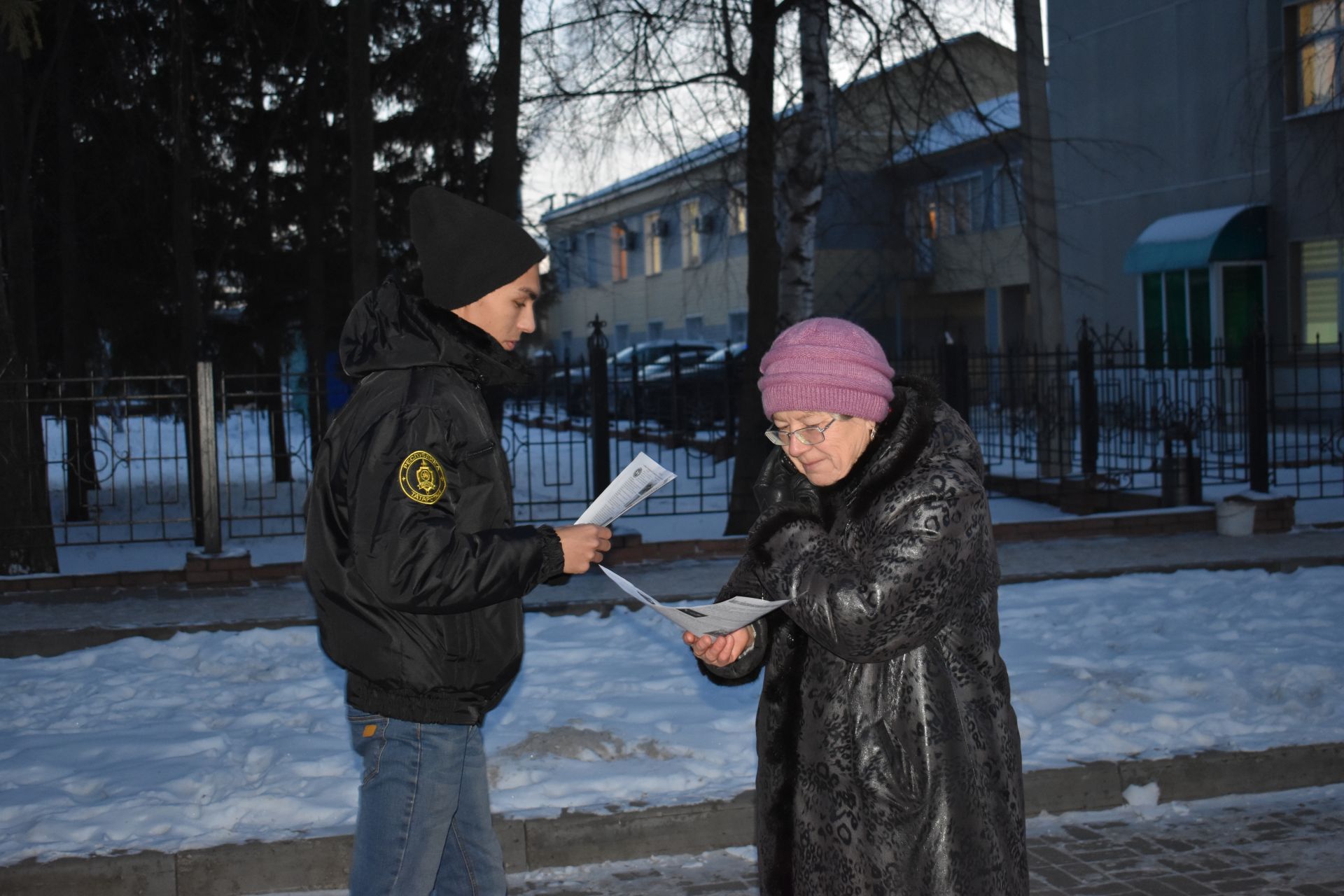 Форпостовцы провели акцию "О мерах противопожарной безопасности в осенне-зимний период"