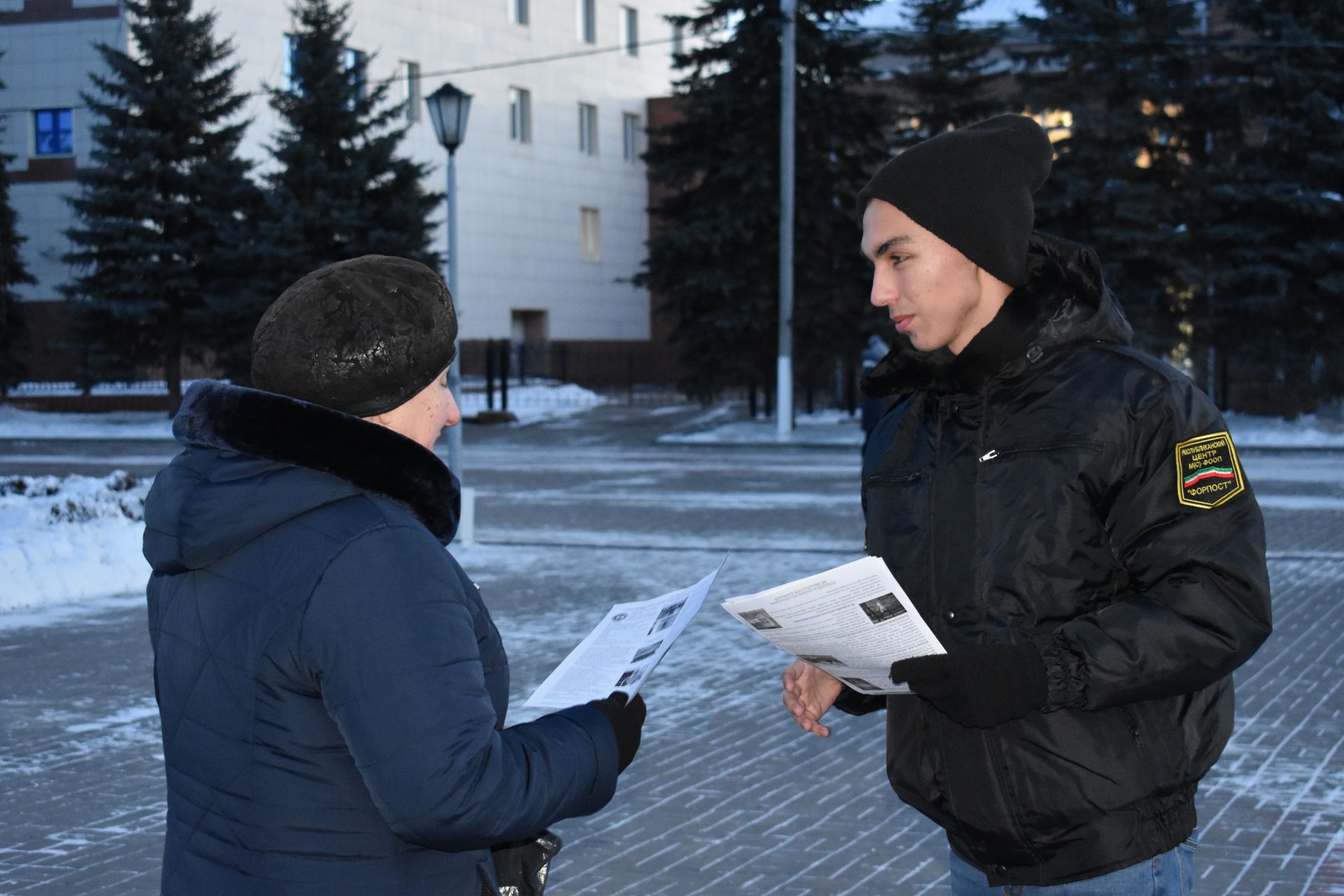 Форпостовцы провели акцию "О мерах противопожарной безопасности в осенне-зимний период"