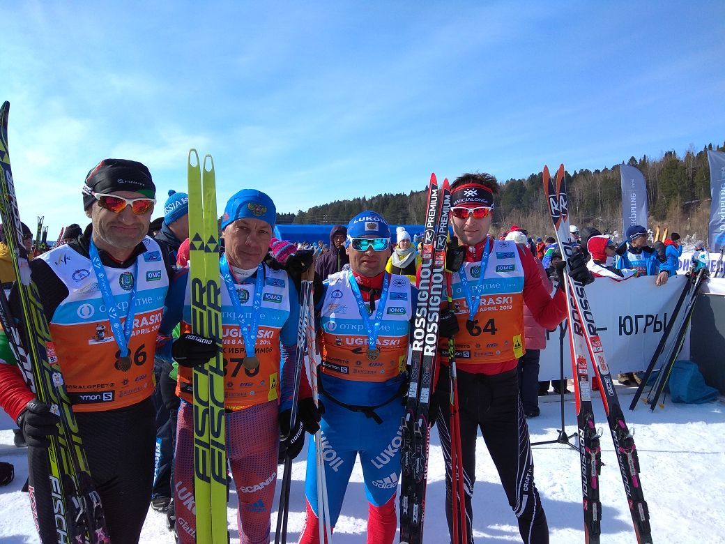 Нурлатский лыжник вышел на старт Югорского марафона вместе с олимпийскими чемпионами