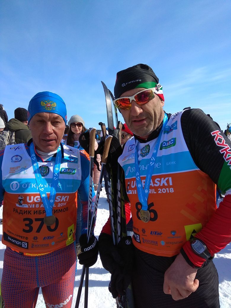 Нурлатский лыжник вышел на старт Югорского марафона вместе с олимпийскими чемпионами