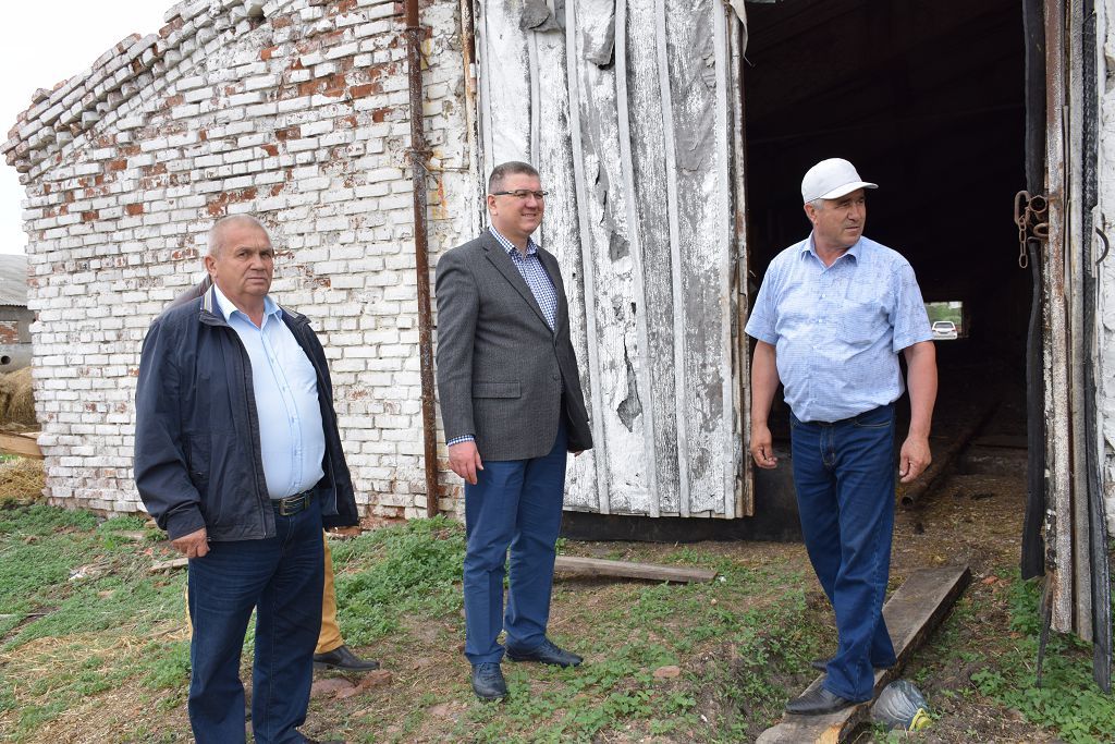 Руководитель Нурлатского муниципального района посетил животноводческий и земледельческий комплексы в Старых и Средних Челнах