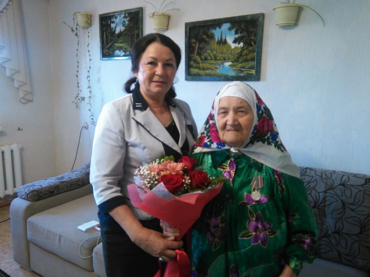 Ветеранам Нурлатского района  вручили медали «За доблестный труд»