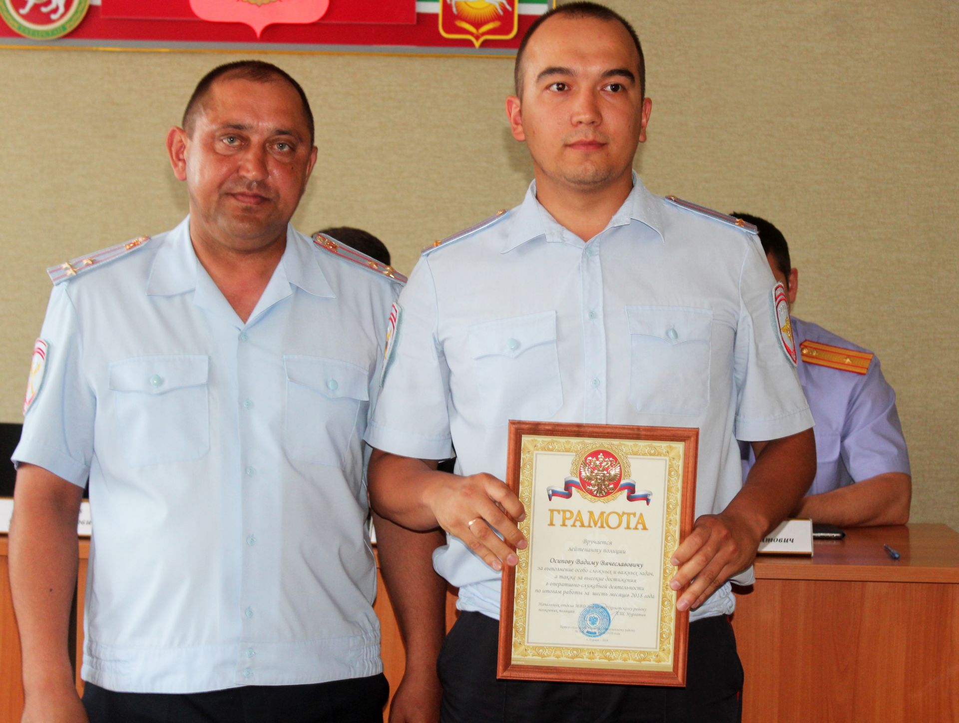 Отдел полиции Нурлатского района отчитался за первое полугодие