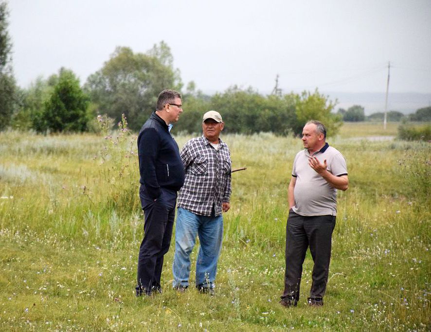 Руководитель исполнительного комитета Нурлатского района посетил крестьянские (фермерские) хозяйства