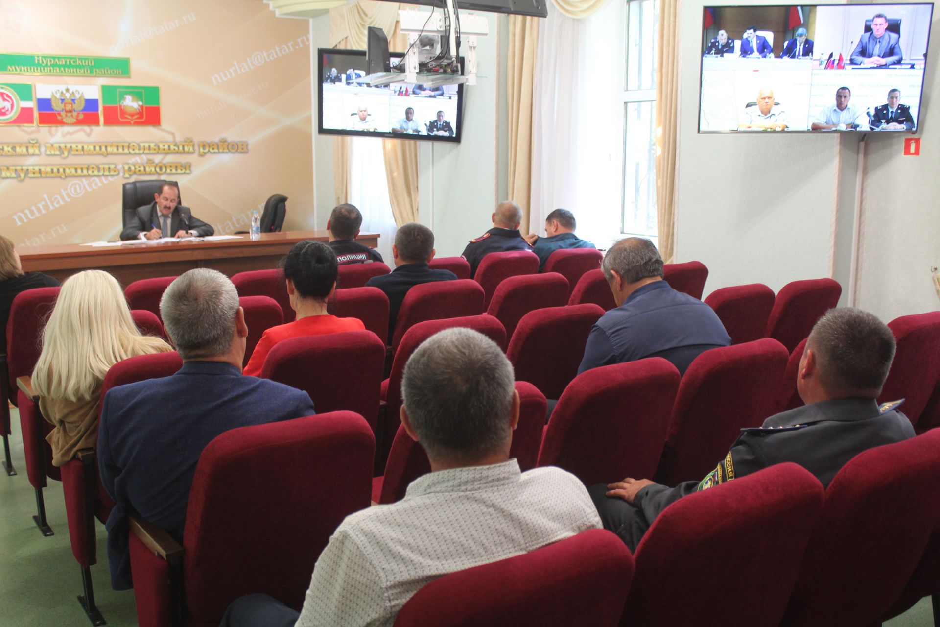 Нурлатцы в режиме видеосвязи участвовали в работе заседания Правительственной комиссии РТ
