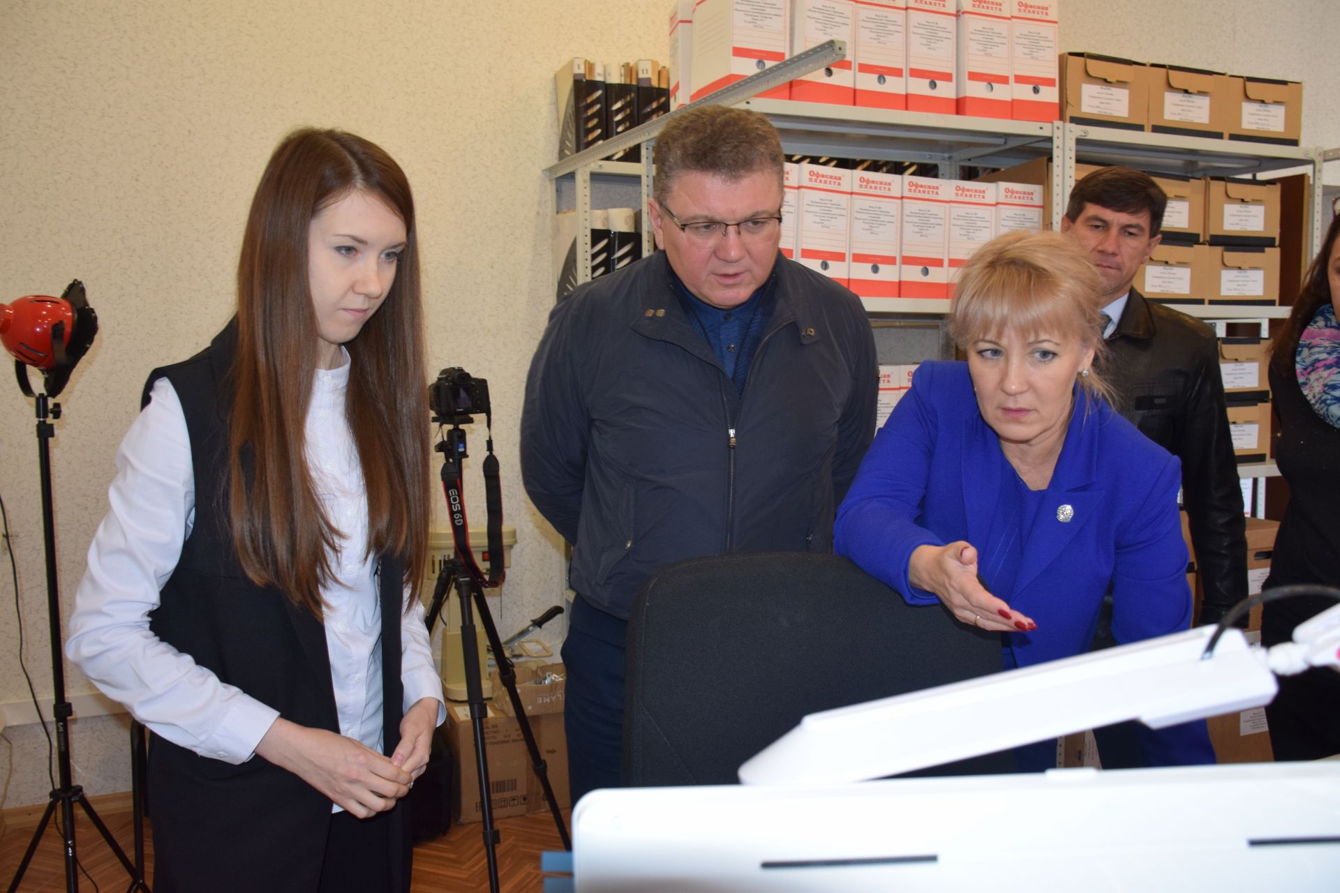Нурлат посетила председатель Государственного комитета Республики Татарстан по архивному делу Гульнара Габдрахманова