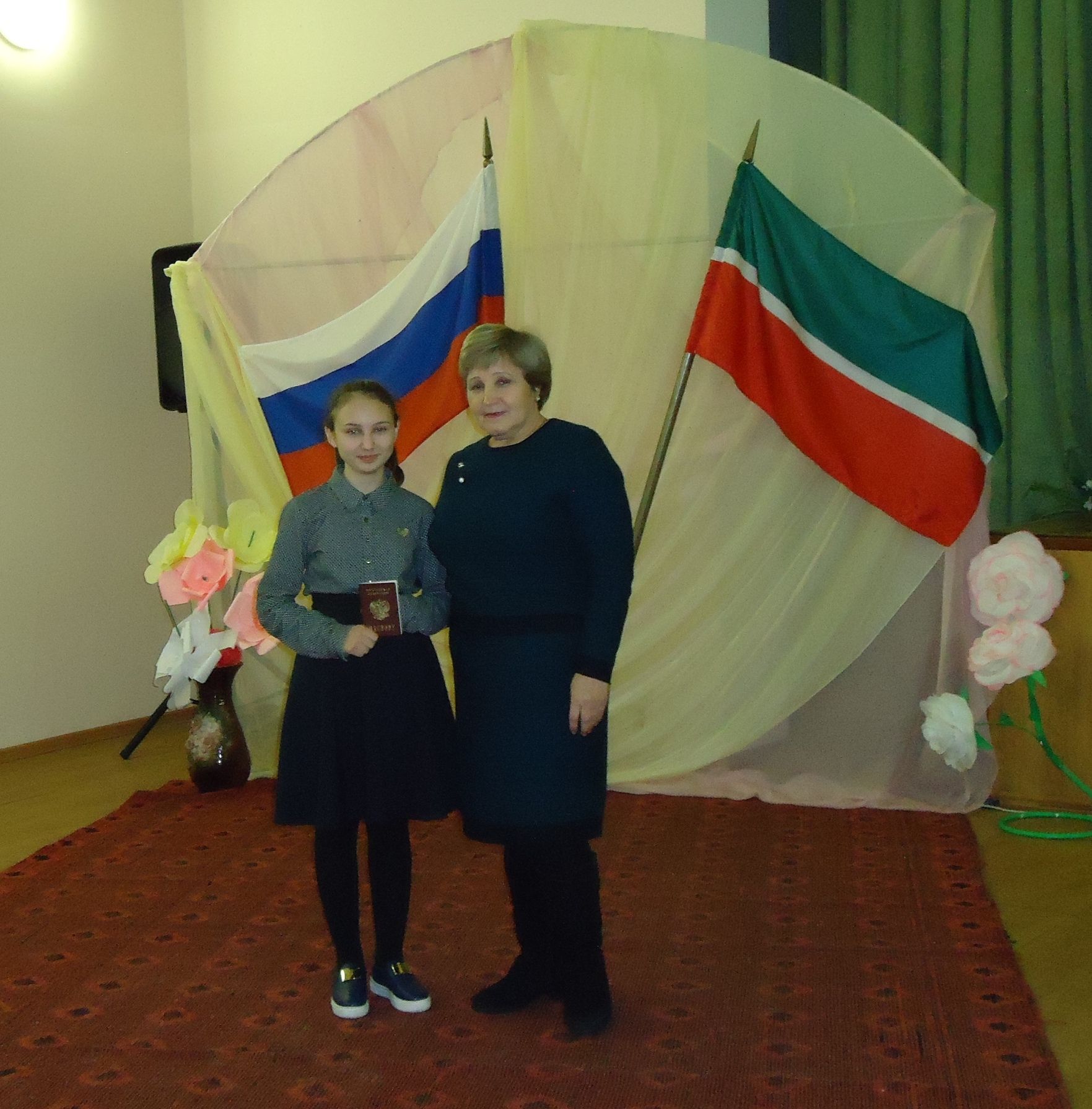В деревне Бикулово Нурлатского района школьникам торжественно вручили паспорта