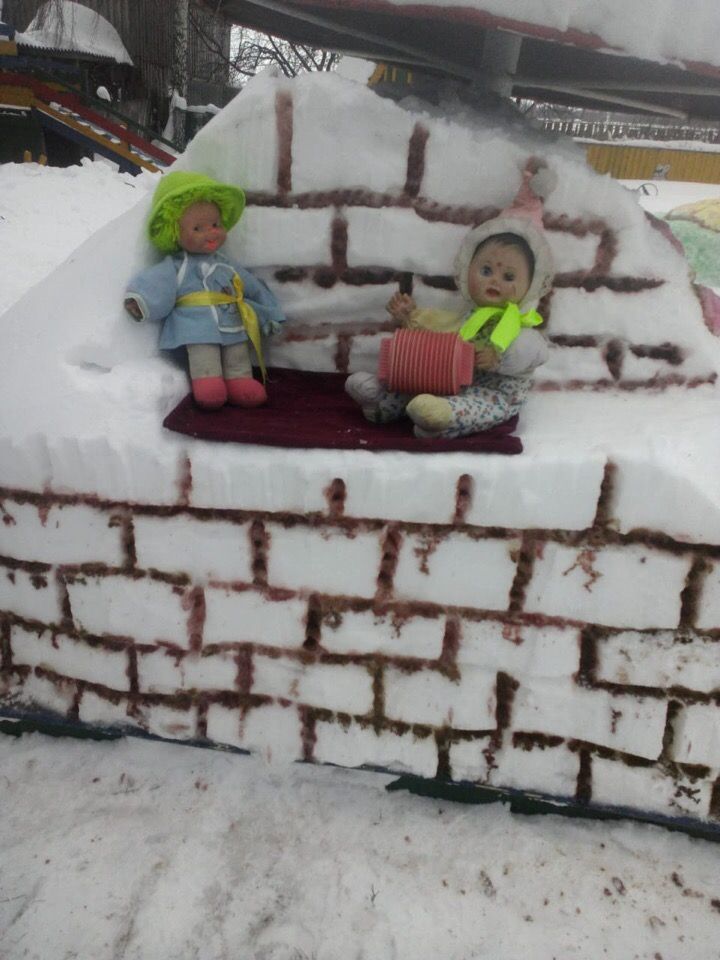 В Зареченском саду ожил снег
