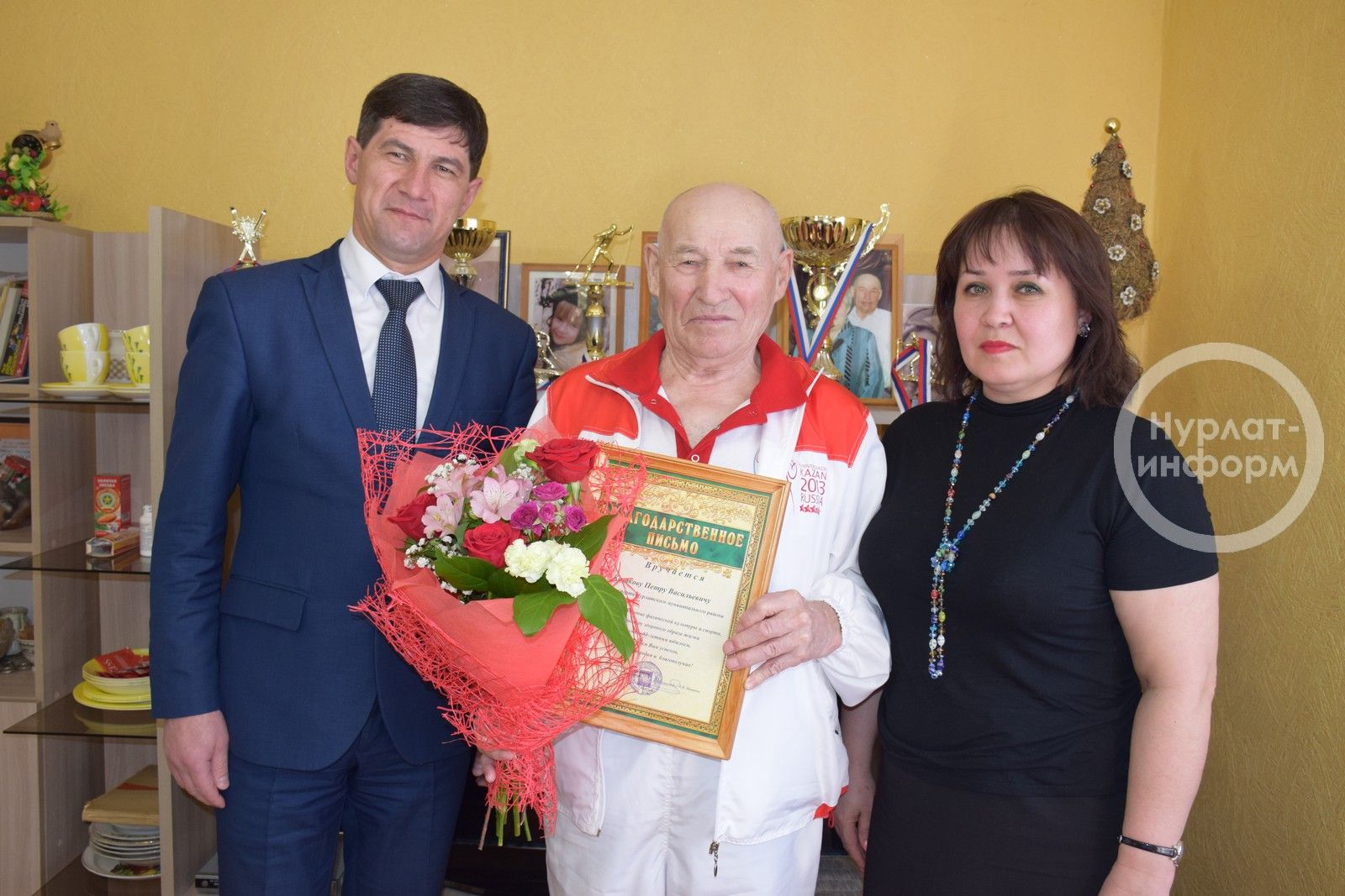 Уважаемый ветеран спорта Нурлата отмечает 85-летний юбилей