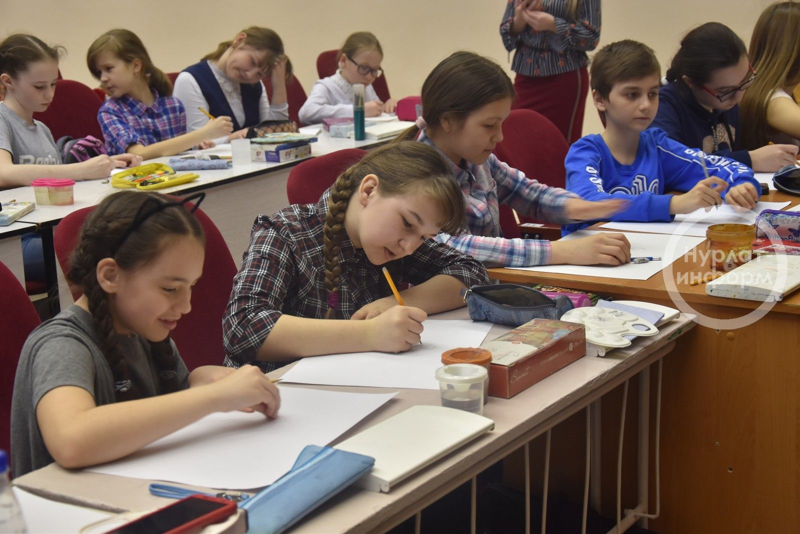 Нурлатцы рисуют мультфильм вместе со всей республикой к 100-летию Татарстана