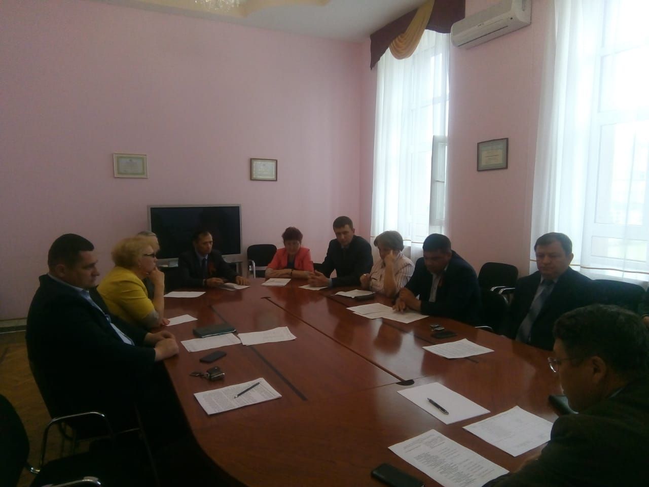 Члены фракции «Единая Россия» обсудили реализацию национальных проектов в Нурлатском районе