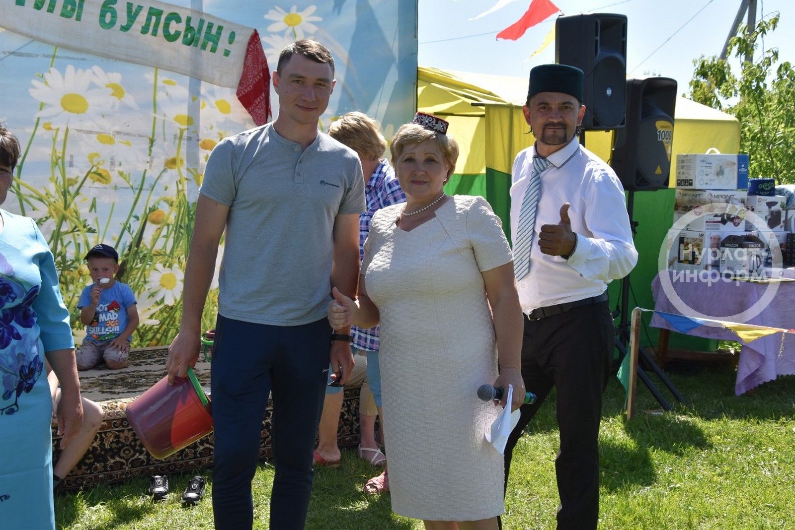 В деревне Бикулово Нурлатского района с размахом отметили национальный праздник Сабантуй