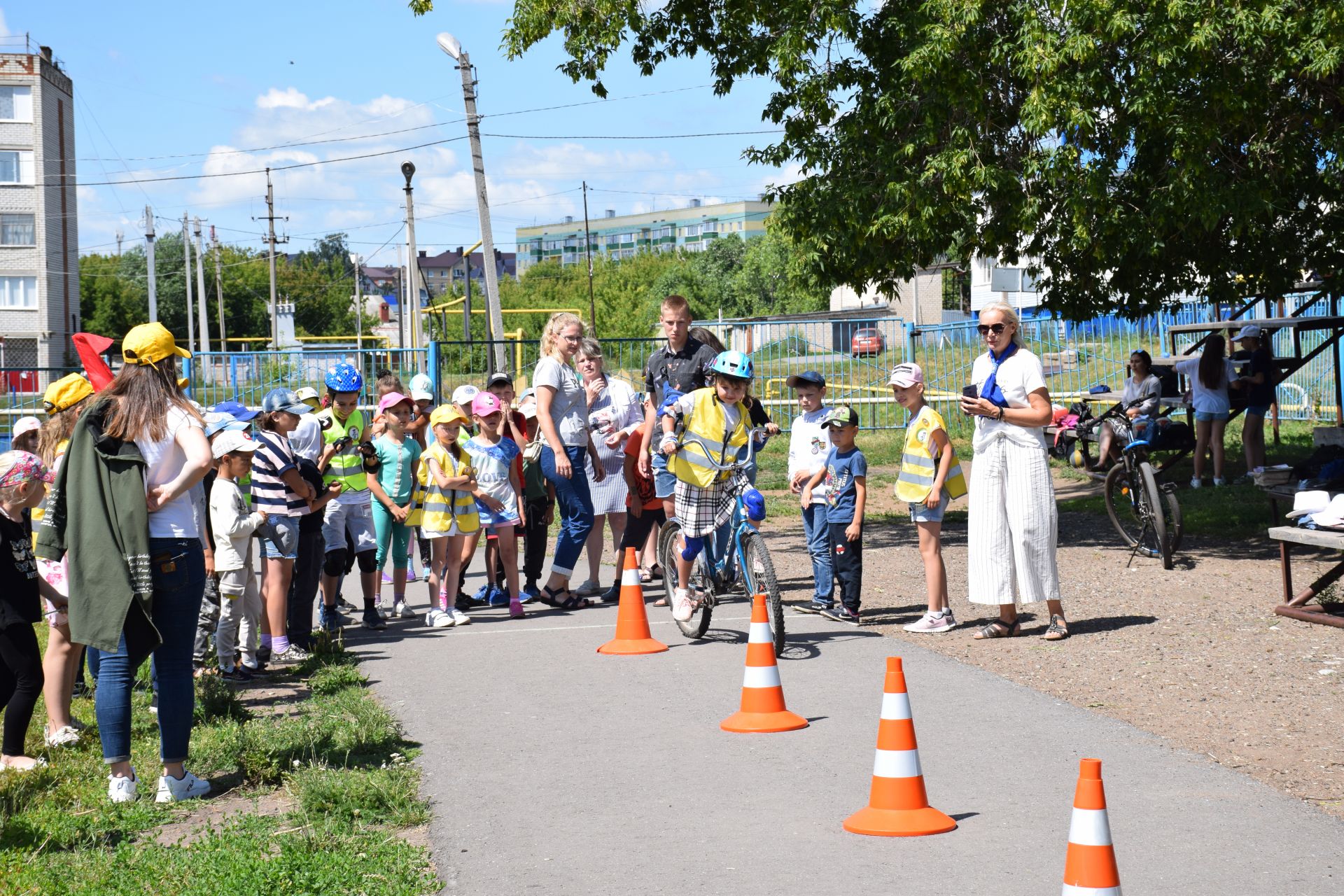 В пришкольном лагере городской школы №3 прошло мероприятие «Безопасное колесо»