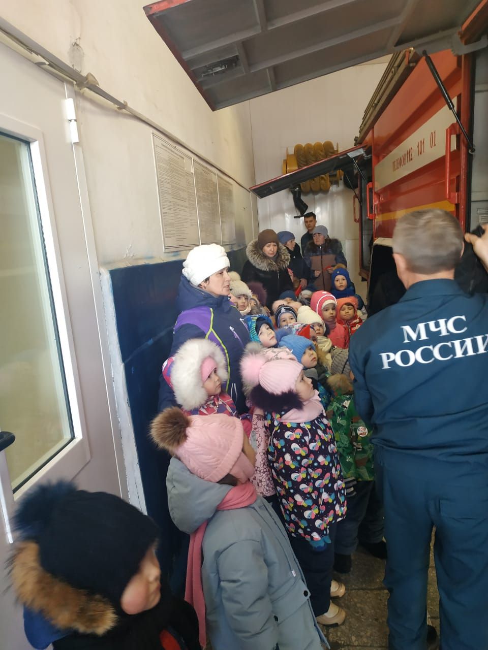 Воспитанники детского сада «Колосок» узнали много нового о профессии пожарного