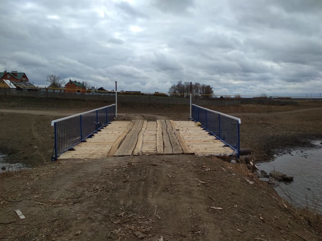 В Новоиглайкинском сельском поселении отремонтировали мост