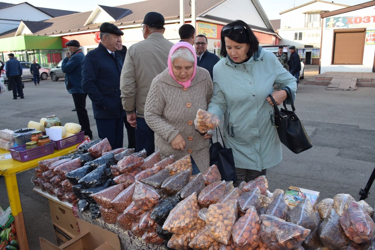 В Нурлате проходит ярмарка, посвященная Дню пожилых людей