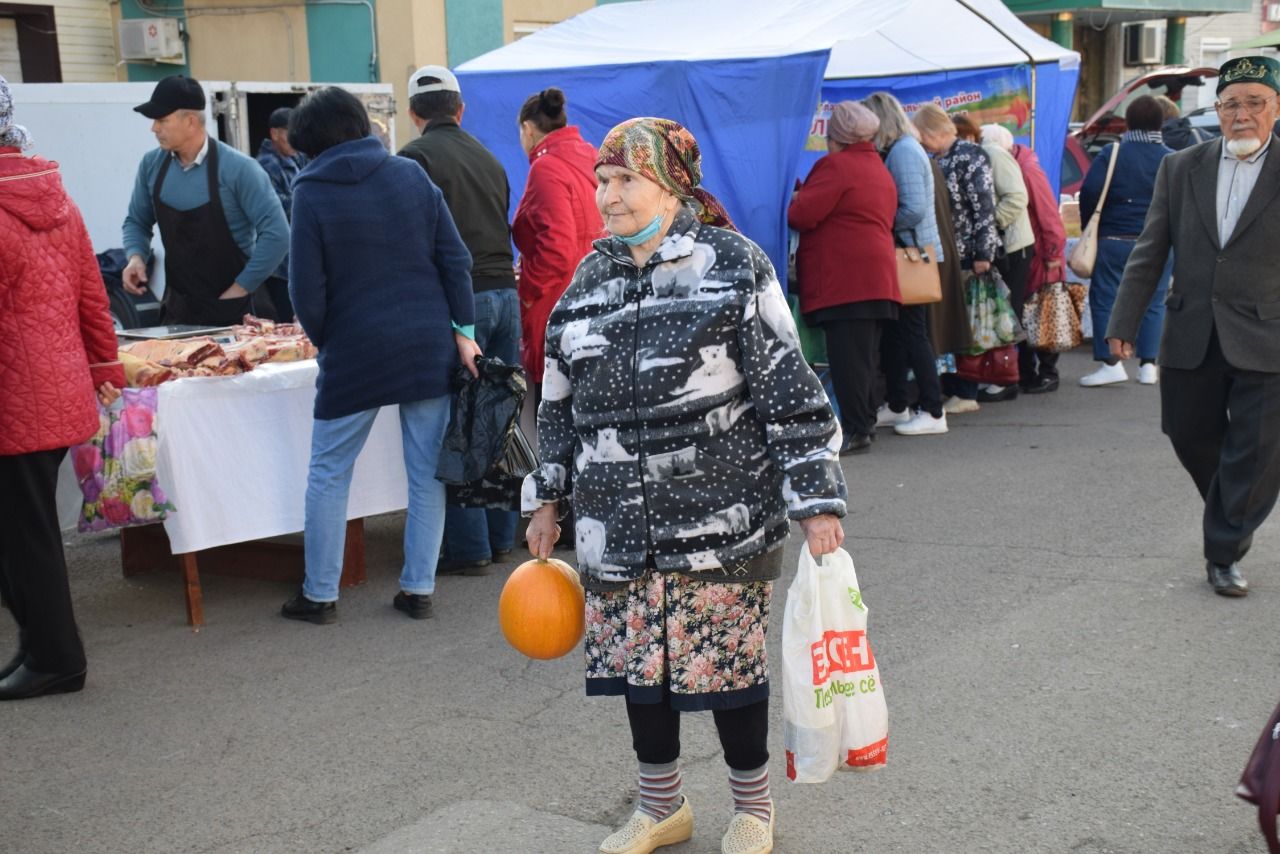 В Нурлате проходит ярмарка, посвященная Дню пожилых людей