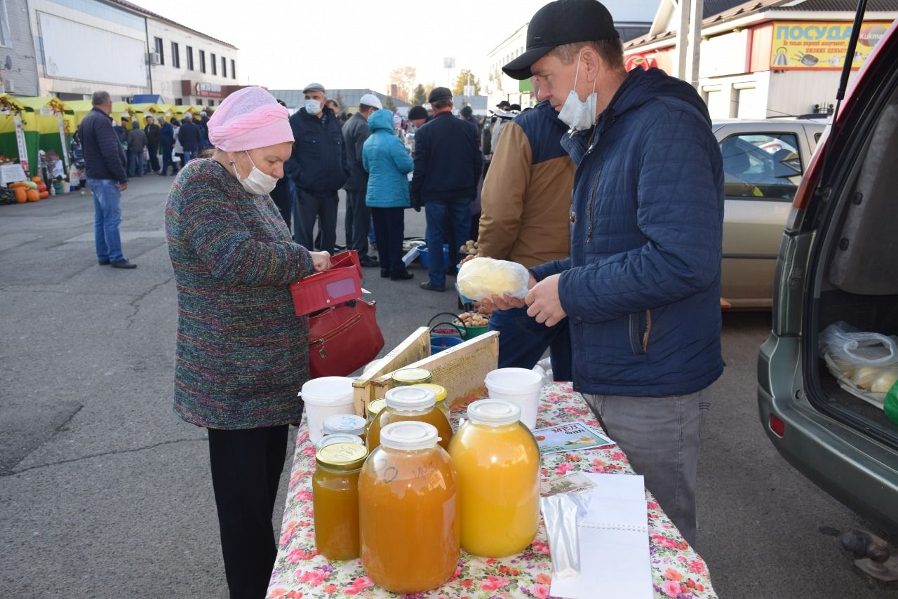 В Нурлате проходит ярмарка, посвященная Дню пожилых людей