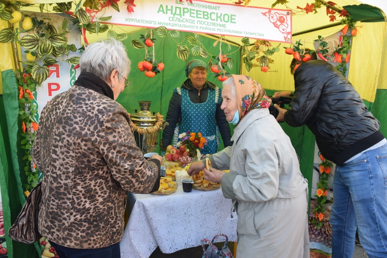 В Нурлате проходит ярмарка, посвященная Дню пожилых людей