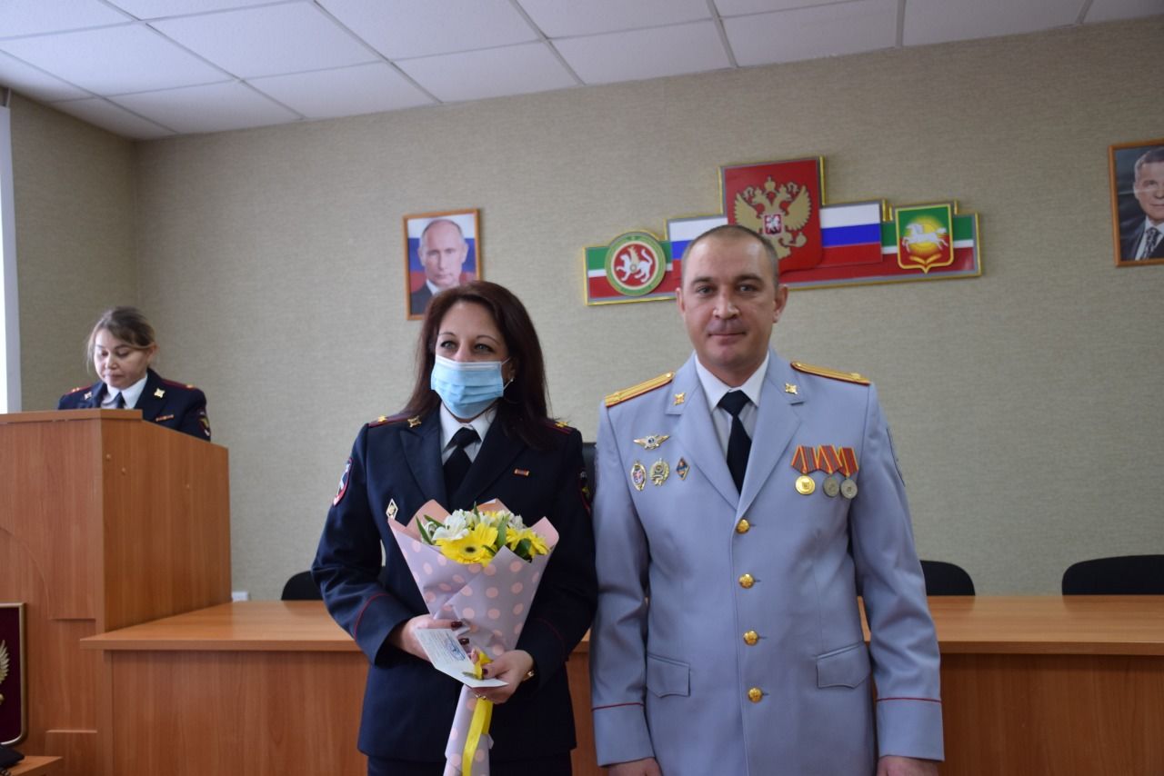 В отделе МВД России по Нурлатскому району состоялось чествование сотрудников