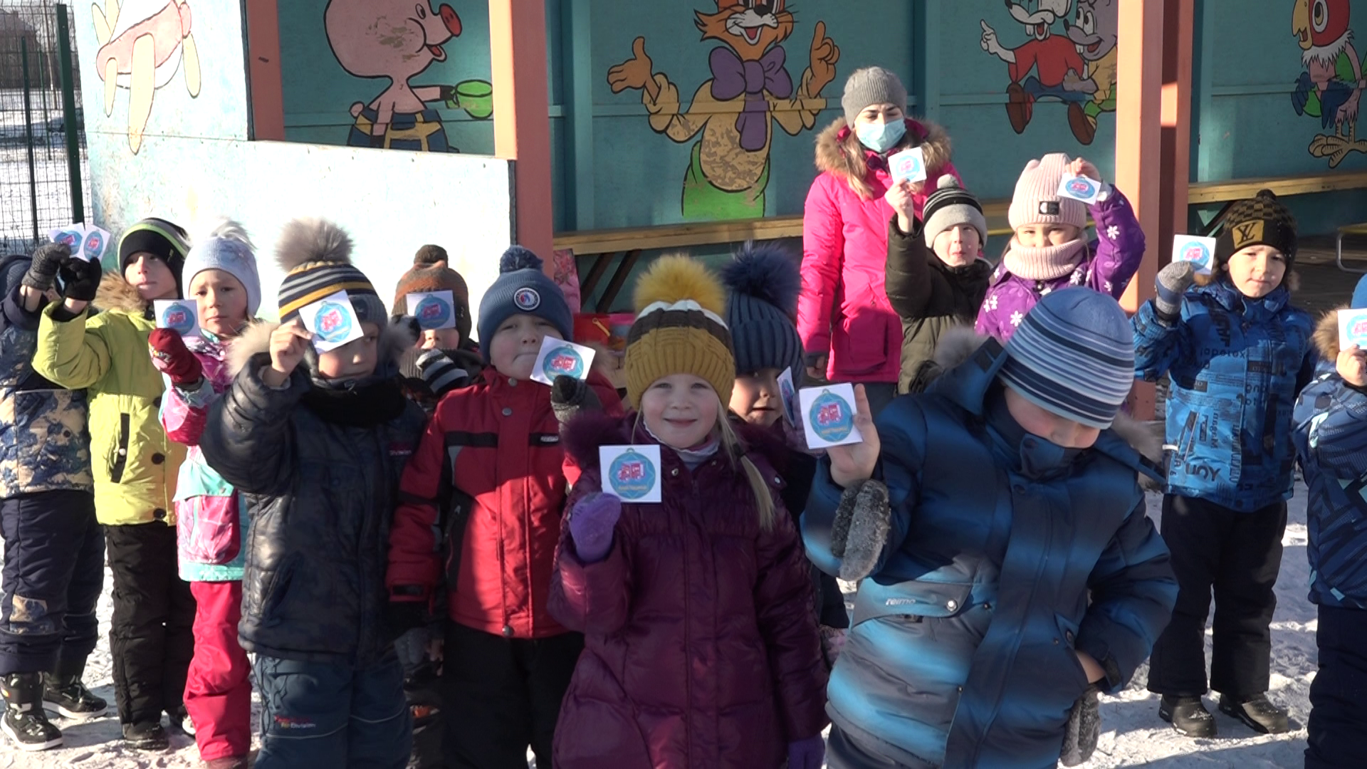 В детском саду «Буратино» провели развлекательные игры на свежем воздухе