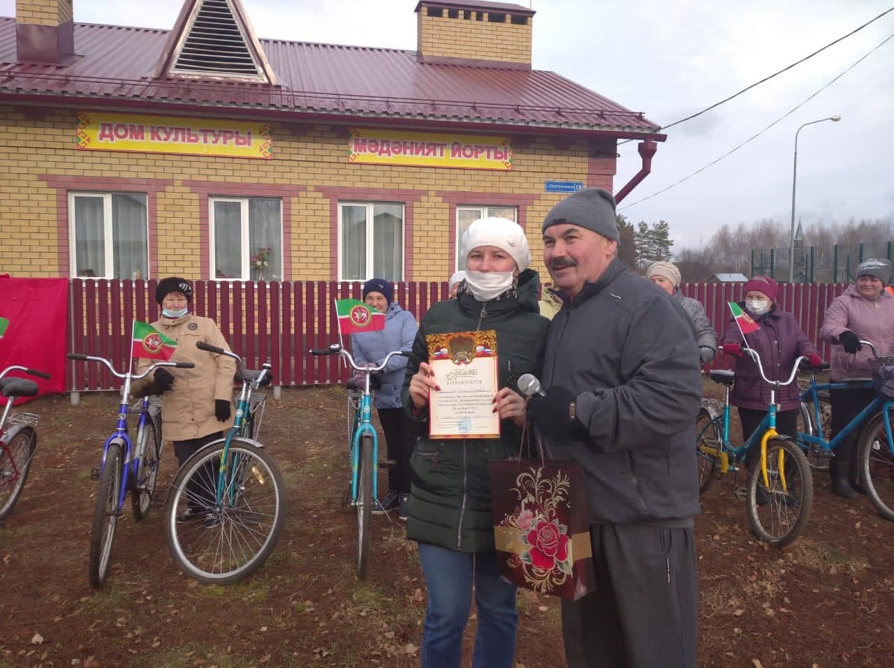В Якушкинском сельском поселении День Конституции РТ отметили веломарафоном