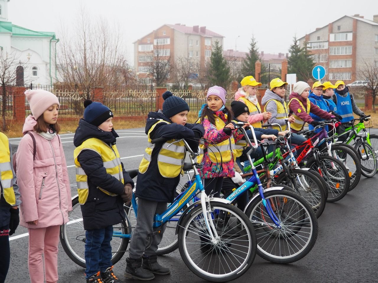 В Нурлате прошли практические занятия для юных велосипедистов&nbsp;