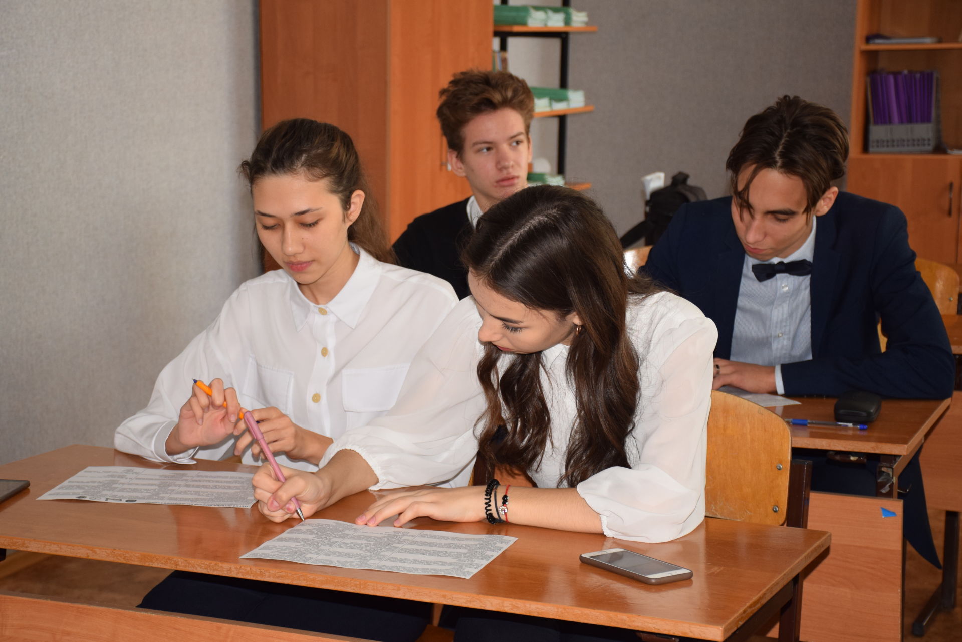 Нурлатские школьники писали тест по истории Великой Отечественной войны