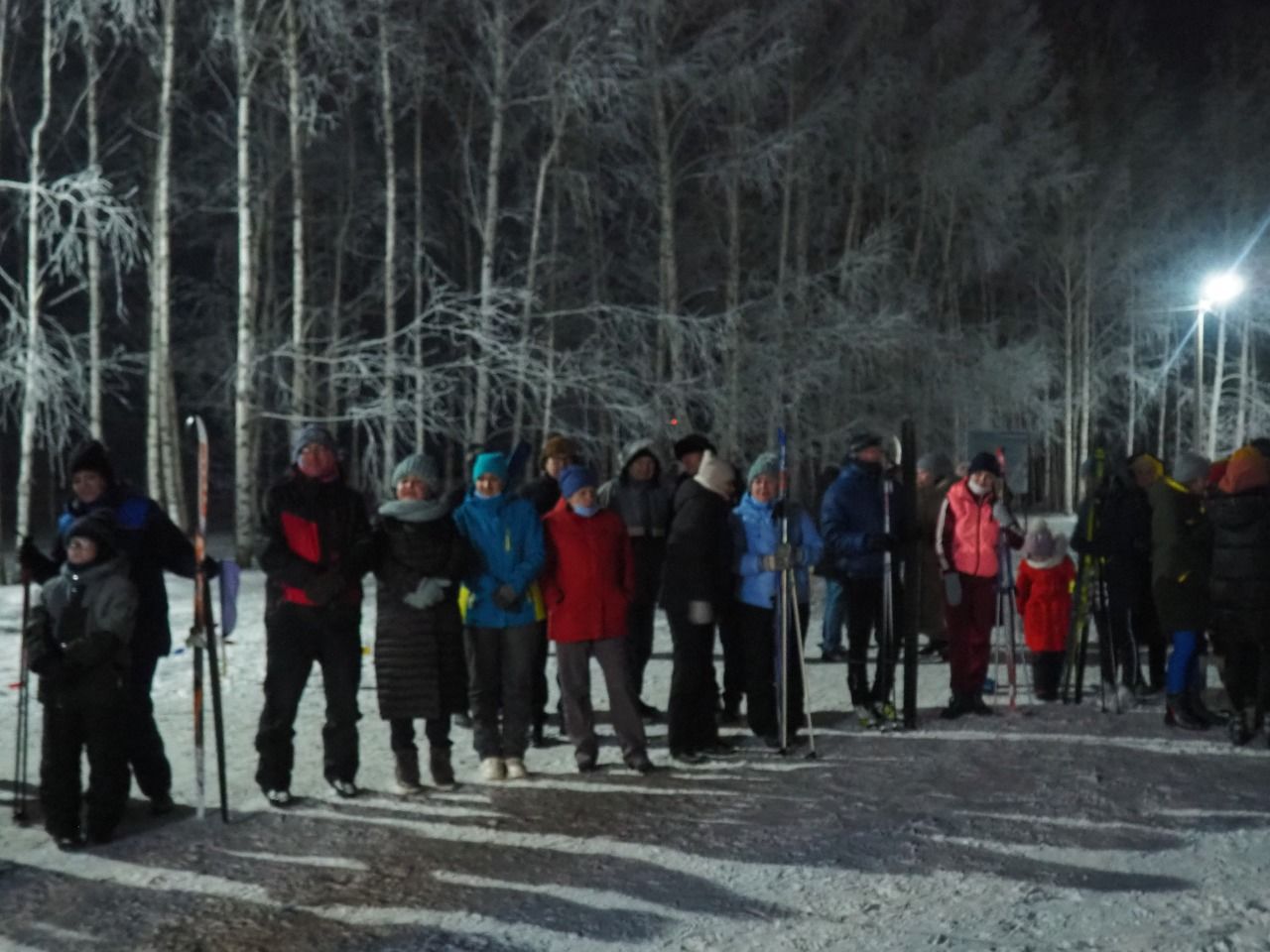 Уходящий год нурлатцы проводили дружным лыжным праздником