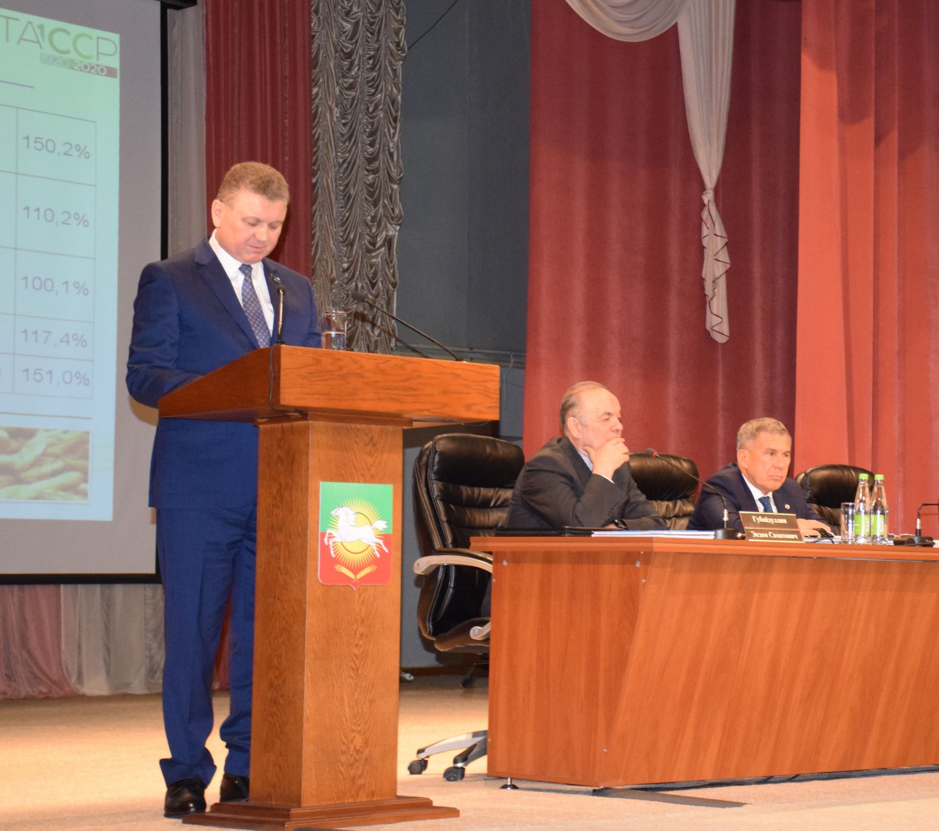В работе итоговой сессии Совета Нурлатского района принял участие Рустам Минниханов