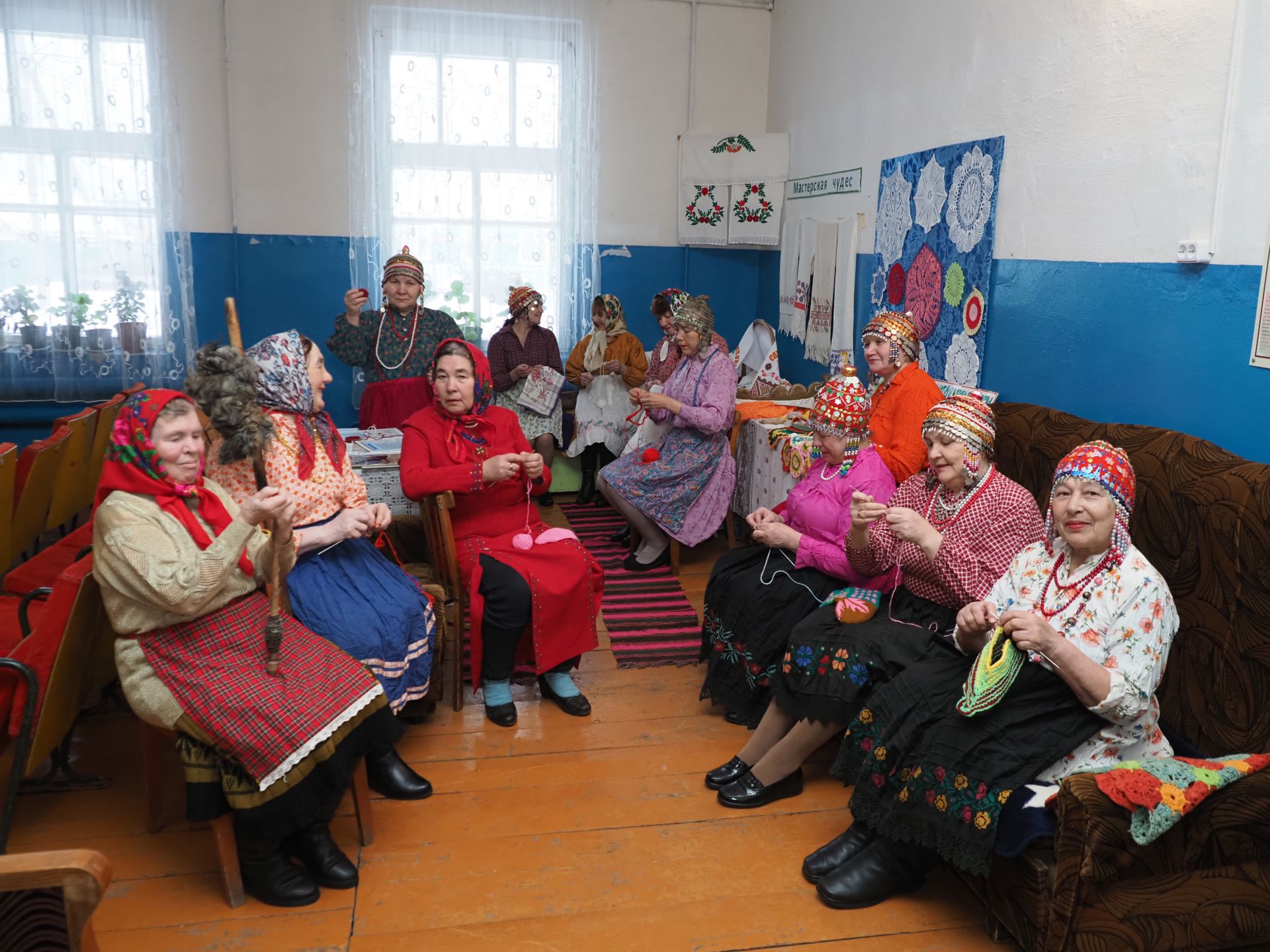В Андреевском СДК  были проведены посиделки  чувашской культуры.