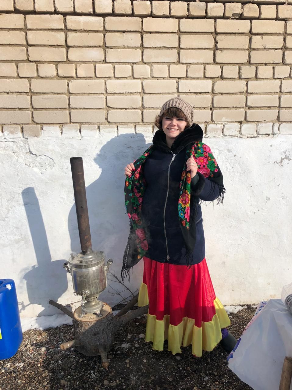 В Мамыкове на Масленицу “русская печь”  катала детей