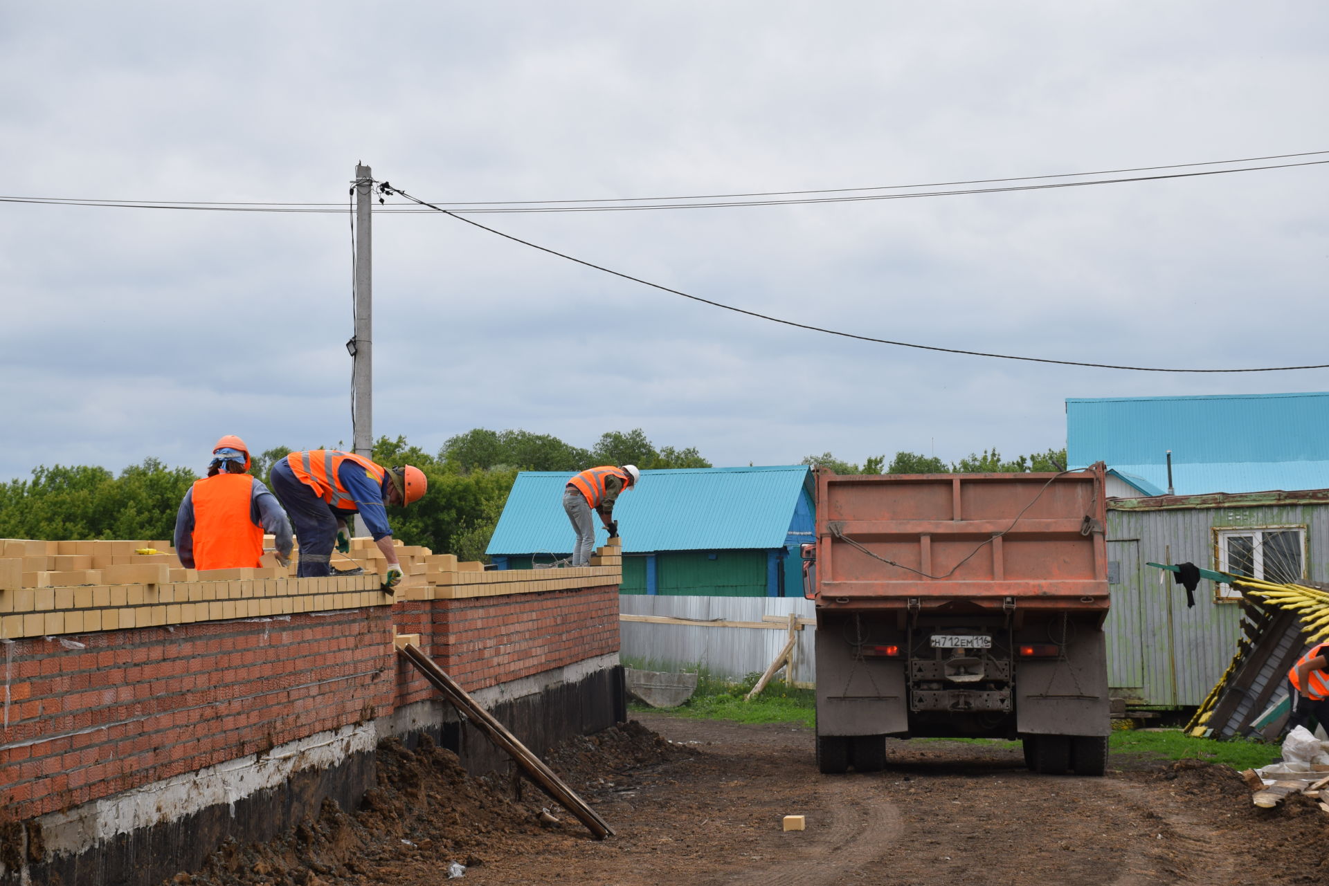 В Нижнем Нурлате полным ходом идет строительство многофункционального центра