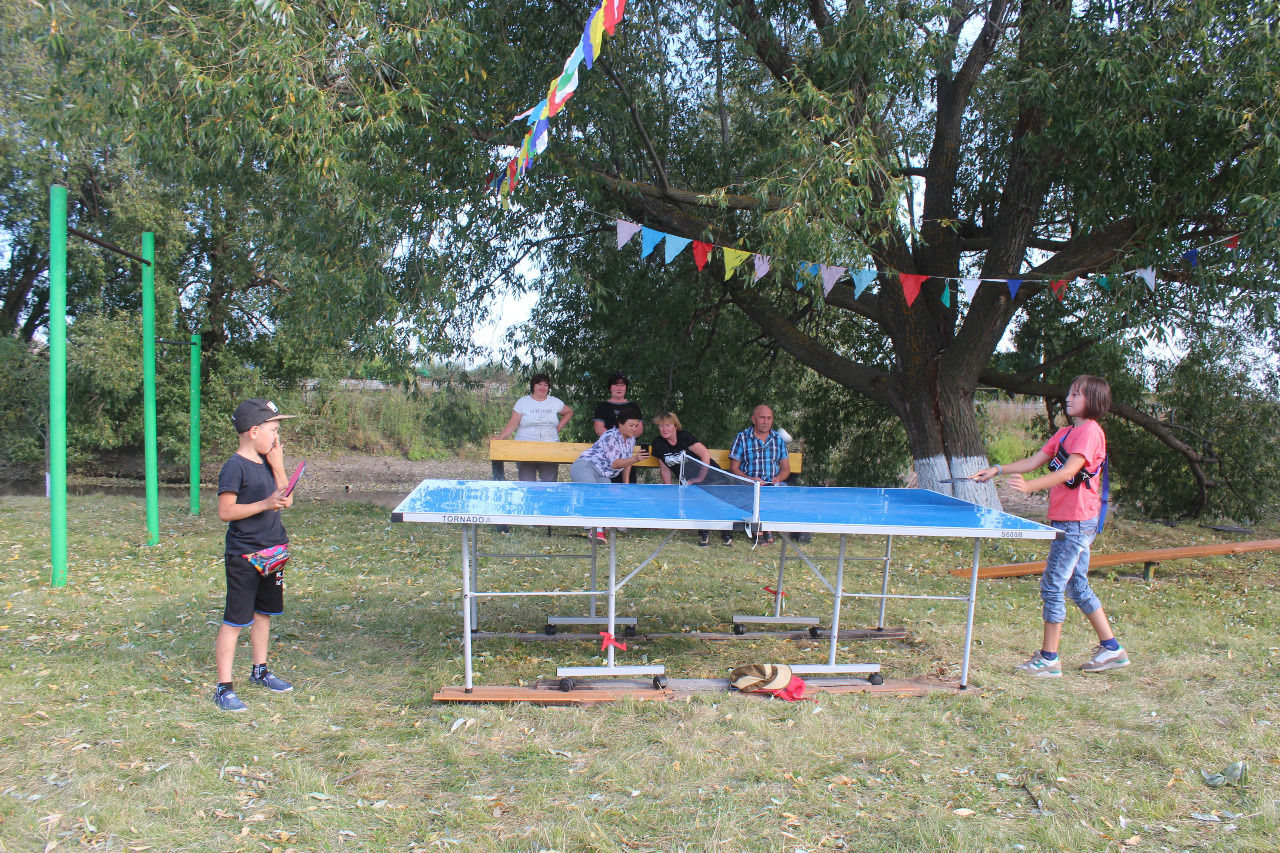 В деревне Кривое Озеро Нурлатского района открылась спортивно-игровая площадка «Счастливое детство»&nbsp;
