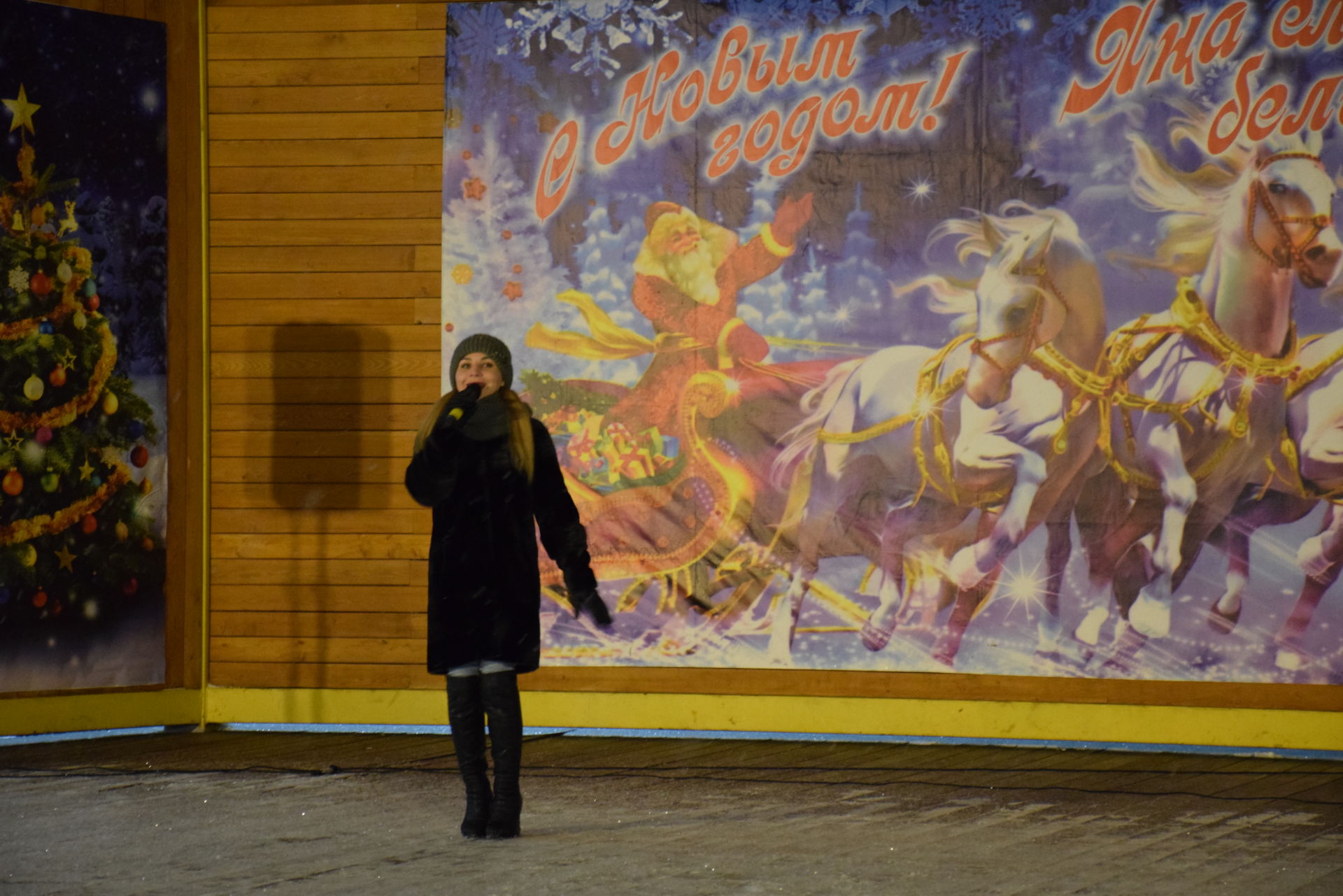 Нурлатцы проводили Старый Новый год танцами на центральной площади города
