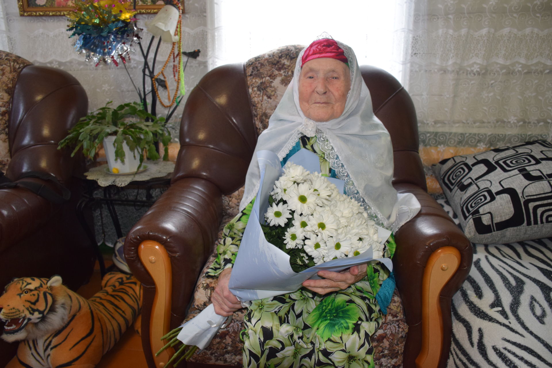Самая возрастная жительница Кичкальни отмечает 95-летие
