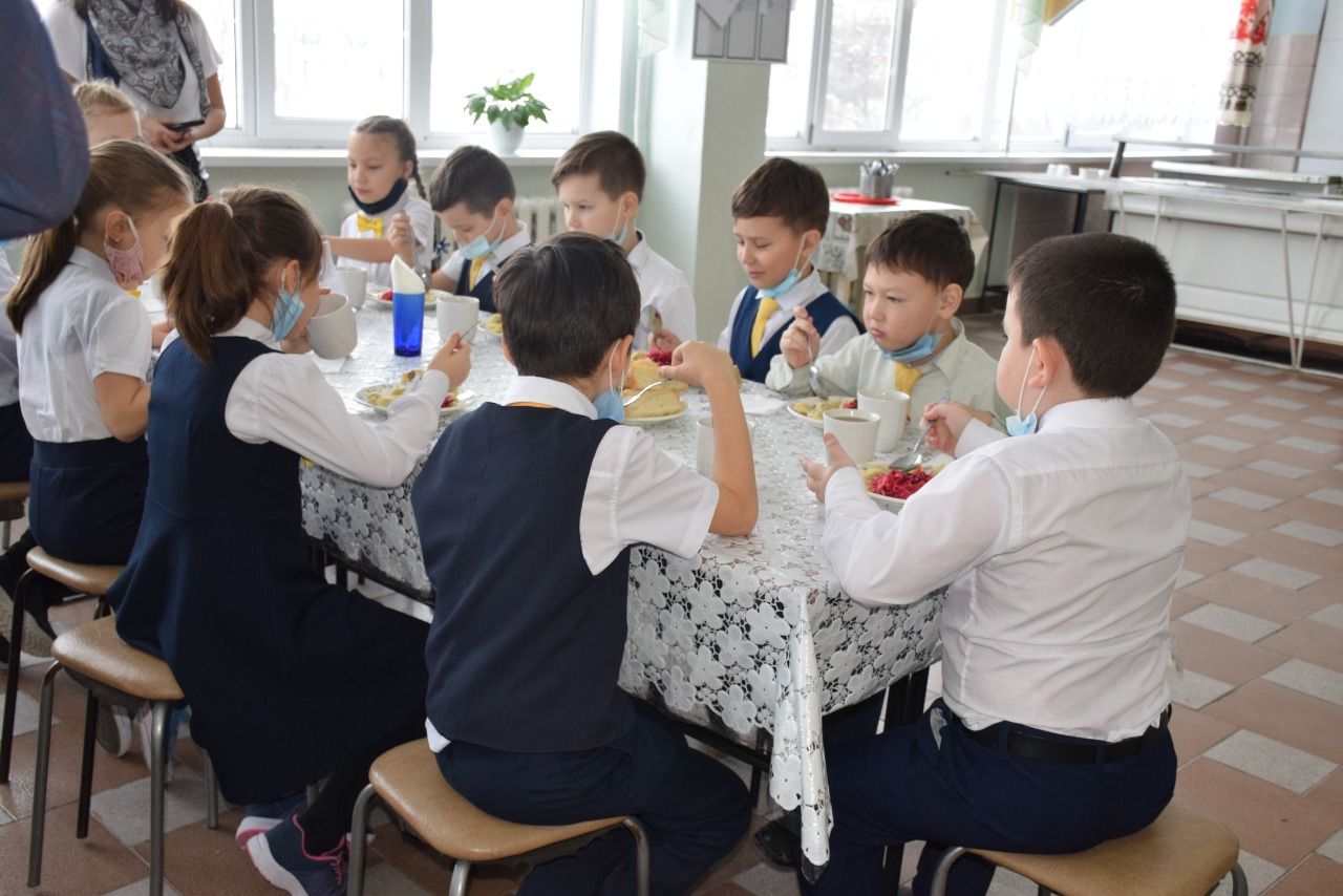 Глава Нурлатского района Алмаз Ахметшин оценил качество питания в столовой школы №9