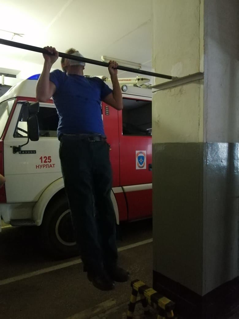 Сотрудники 125-ой пожарно-спасательной части присоединились к движению ГТО