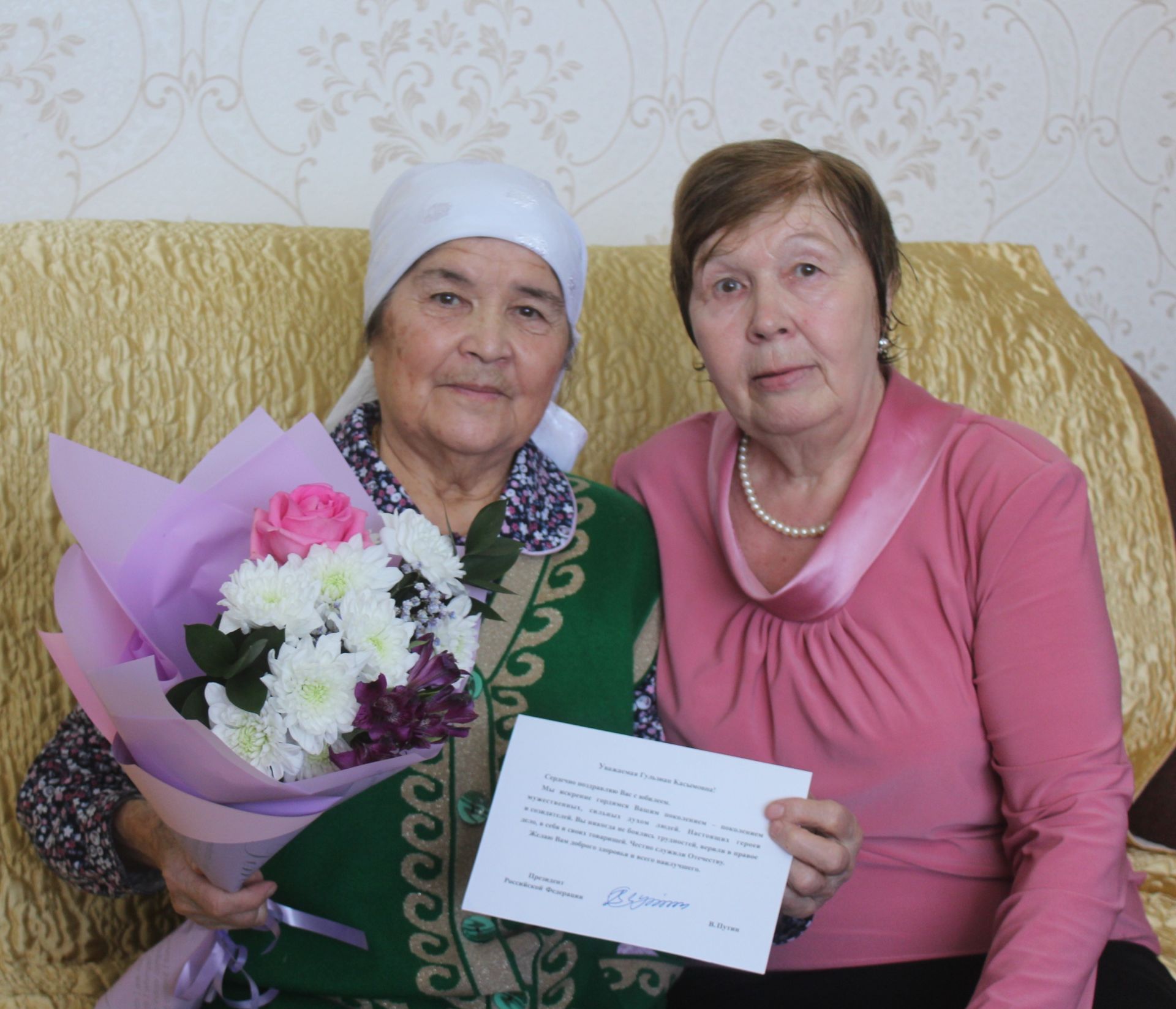 Труженица тыла из Нурлата в свой 90-летний юбилей поделилась секретом долголетия