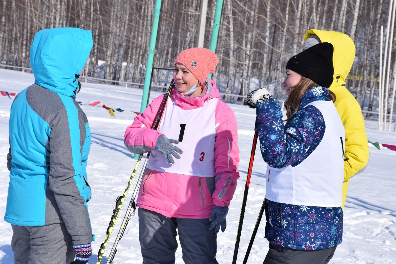 В Нурлате прошел первый лыжный этап районных Спартакиад