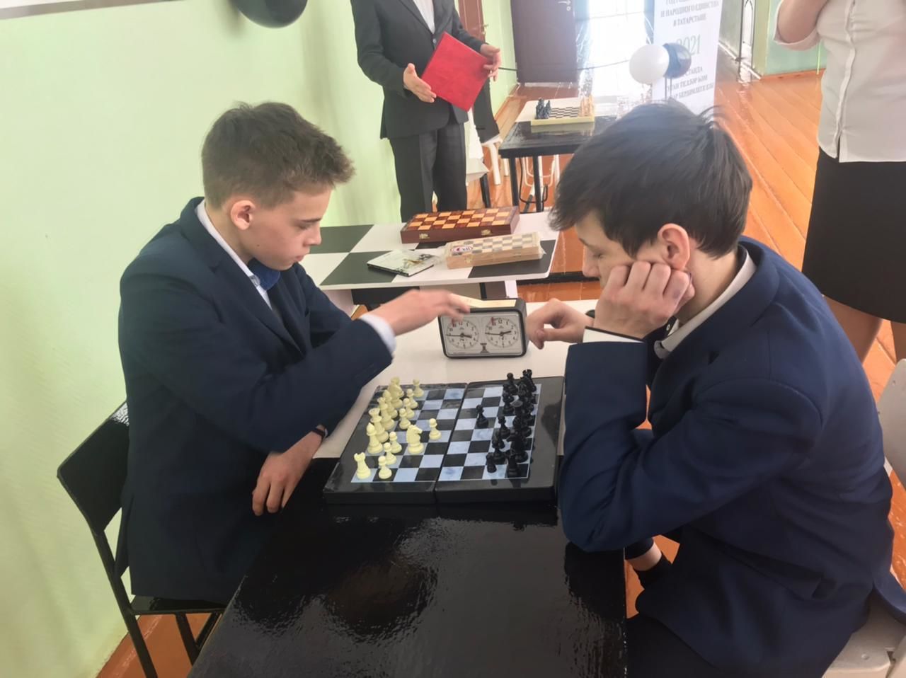 В Степноозерской школе открылась шахматная зона