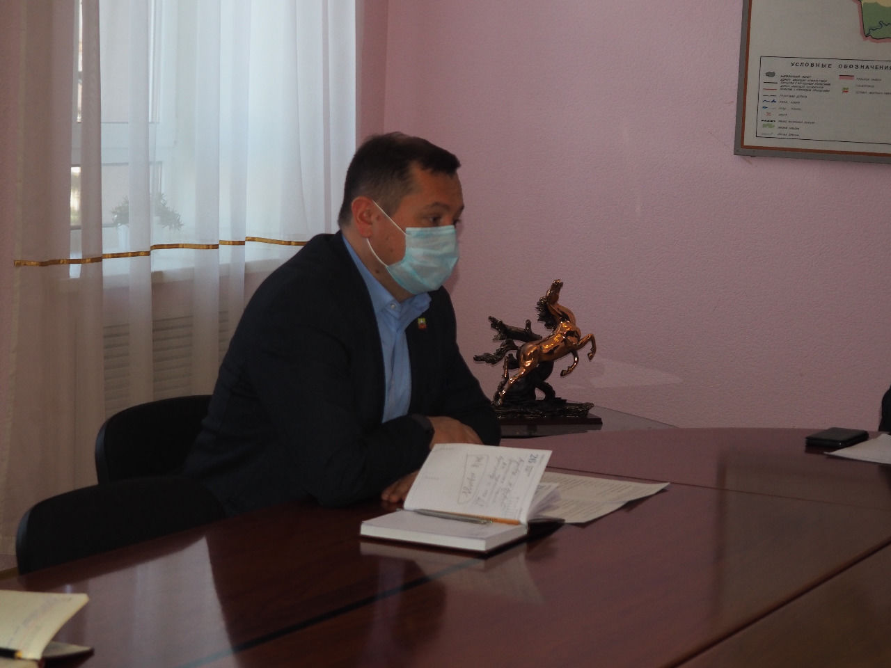 Нурлатский район посетил председатель правления Татпотребсоюза Рашат Шаймарданов