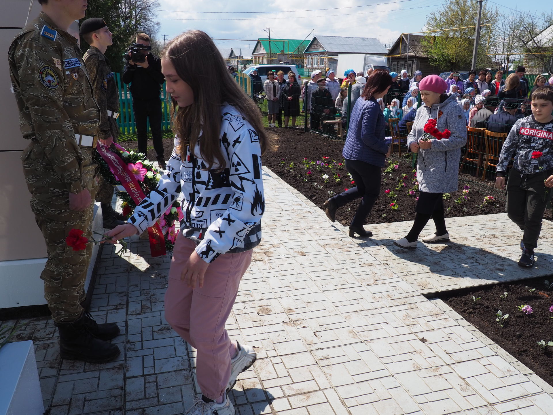 В Кичкальне торжественно открыли новый мемориальный комплекс участникам Великой Отечественной войны