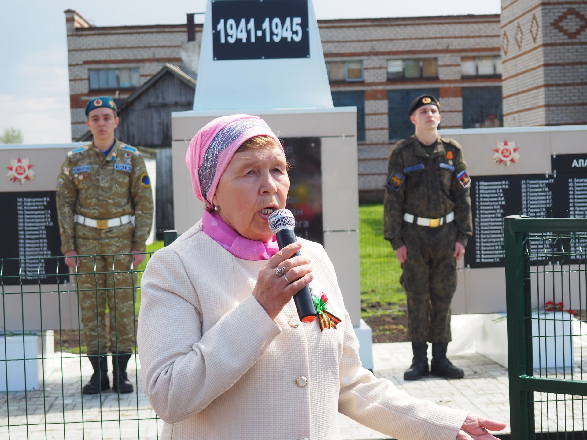 В Кичкальне торжественно открыли новый мемориальный комплекс участникам Великой Отечественной войны