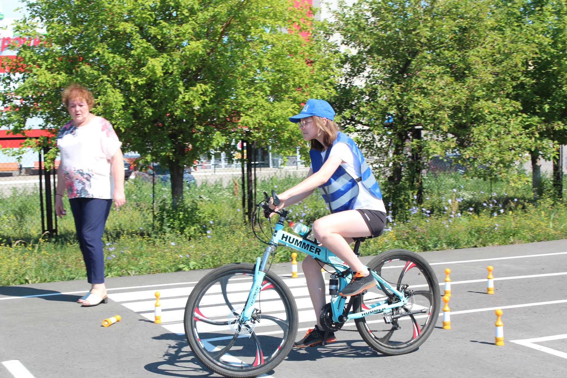 В Нурлате прошли соревнования среди юных велосипедистов